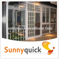 casement glass door, aluminium hinges swing casement door
